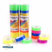 BERRY Solasi Mini Tape Rainbow 12mm x 9 meter BRTAPE018 / Isolasi Kecil / Selotip Warna Warni